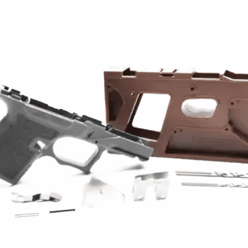 polymer 80 pf9ss gray | 80% pistol frame kit with jig single stack kit